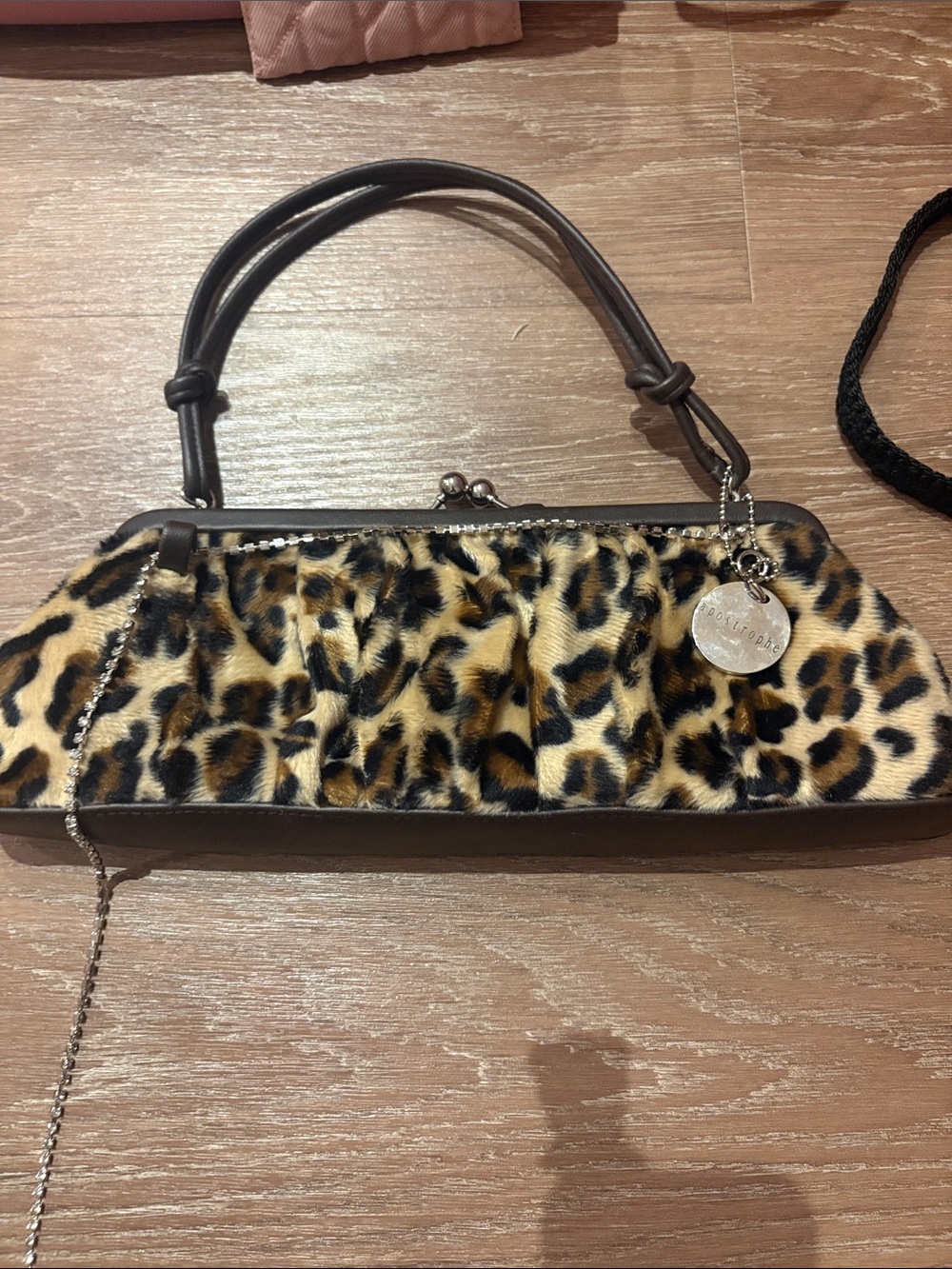 Apostrophe Leopard Purse